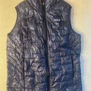 Patagonia Dark Blue Puffer Vest